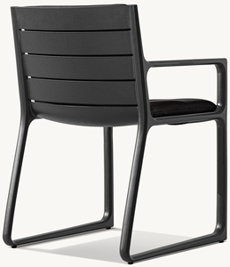 Silla de Comedor VIETRI, Muebles de Exterior para Comedor, Silla Moderna de Aluminio para Jardín - Product Image 3