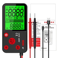 Multimètre numérique intelligent BSIDE ADMS7 à grand écran ultra-fin, mesure de tension AC/DC, résistance, 600V, usage domestique