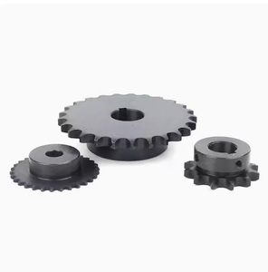 Yimihelong Pignon à 4 points 08B (10-17) S45C Engrenage industriel Noir Personnalisation Standard - Product Image 4