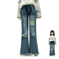 Vêtements de poupée de 30 cm sur mesure, design OEM, mode unisexe, tenues de poupée personnalisées, pantalons de poupée sur mesure, fournisseur en gros, usine