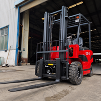 Chariot élévateur électrique 3000 kg avec option de chauffage de batterie et mât de 3 m pour les chantiers de construction et les entrepôts de matériaux de construction
