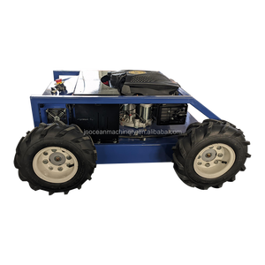 Умный Интеллектуальный гусеничный газонокосилка с дистанционным управлением перезаряжаемая электрическая газонокосилка с расширенной режущей травяной коробкой - Product Image 4