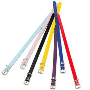 <span class=keywords><strong>Collar</strong></span> de Perro de Cuero PU de Alta Calidad, <span class=keywords><strong>16</strong></span> Colores Disponibles, Tamaño Pequeño, con Hebilla de Seguridad, Estampado Animal, Luces, Accesorios para Mascotas - Product Image 5
