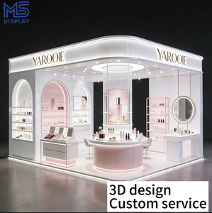 Diseño <span class=keywords><strong>de</strong></span> Kiosco <span class=keywords><strong>de</strong></span> Exhibición <span class=keywords><strong>de</strong></span> Cosméticos <span class=keywords><strong>de</strong></span> Alta Gama Personalizado, <span class=keywords><strong>Vitrina</strong></span> <span class=keywords><strong>de</strong></span> Cosméticos <span class=keywords><strong>de</strong></span> Madera, Kiosco <span class=keywords><strong>de</strong></span> Maquillaje y Cuidado <span class=keywords><strong>de</strong></span> la Piel, Kiosco Moderno para Centros Comerciales - Product Image 1
