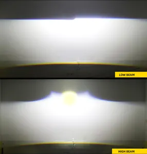 Sanvi New Arrival 3-Inch LED Bi-Beam Ống Kính Chiếu 73W LED Ống Kính Máy Chiếu A11 Max Màu Xanh Phim Ống Kính Xe Ánh Sáng Phụ Kiện Cho Audi