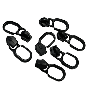 Logo personnalisé <span class=keywords><strong>Autobloquant</strong></span> Anti-Voleur G Forme Métal Nylon Fermeture Éclair Curseur Étoile Motif <span class=keywords><strong>Peinture</strong></span> Noir Extracteur de Fermeture Éclair - Product Image 4