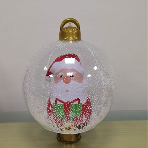 Inflatable Christmas Balls 60Cm Printed Outdoor Holiday Yard Decorations - Product Image 5