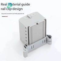 Connecteur rapide à ressort PTFIX 7 positions, en cuivre, 3 pôles, 57A, pour rail DIN, type enfichable