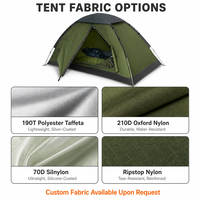 Tente de camping gonflable personnalisable, multi-styles, ultralégère, portable, imperméable, pliable, familiale, pour la randonnée, le glamping, en plein air