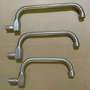 Grifo de Cocina de Acero Inoxidable de 20, 25 y 30 mm, Monomando, Montaje en Encimera, Estilo Moderno, Rotación de 360 Grados - Product Image 1