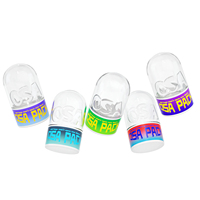 Pot d'emballage CRC pour dispensaire, 26 dram, 3 oz, 100 ml, transparent, finition douce au toucher, pour fleurs, herbes, bonbons gélifiés, épices, avec couvercle en dôme, logo personnalisé