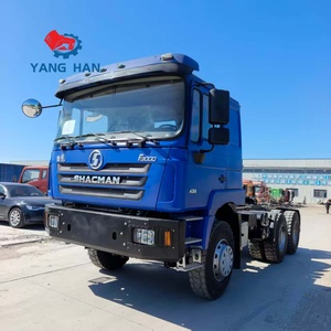 Camion tracteur Shacman 6x4 d'occasion, tête motrice, semi-remorque, transporteur de conteneurs lourds - Product Image 1