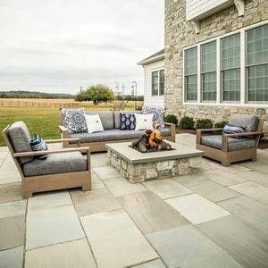 Wholesale Custom Luxury Garden Furniture Sets Rattan Teak Wood Aluminium Patio Furniture Outdoor Set <b>Waterproof</b> - Product Image 4