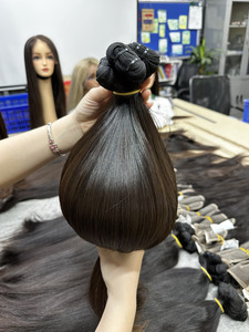 High Quality Virgin Hair Weft Bundles for Weaving | Baby | Full Ends | 8 Inches | No Tangle No Shedding | Factory Supply Vietnam - Product Image 5
