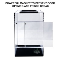 Escalade Pet Plexiglas Nourrir Petits Insectes aux Animaux Rectangle Tarentule Enceinte Cage Acrylique Reptile En Plastique Boîte D'élevage