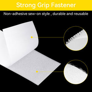 Bande auto-agrippante à coudre, en nylon/polyester, pour vêtements, sacs et applications <span class=keywords><strong>de</strong></span> fixation adhésive - Product Image 5