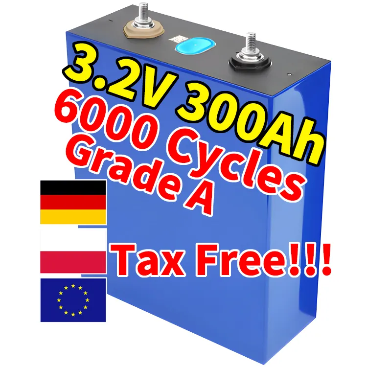 Grado A Última versión 6000 Ciclos 3,2 V 320Ah Célula Lifepo4 Batería 200ah Baterías de iones de litio 12V 48V LiFePO4 akku 280Ah celdas