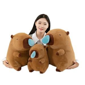 Calidad Capibala mocos tirar muñeca de peluche almohada mocos muñeca retráctil Nerdy agua conejillo de indias juguetes de peluche peculiar nariz mocosa muñecas - Product Image 1