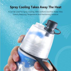 Bouteille d'eau sport isotherme double paroi en PE de 500 ml pour le VTT et les activités de plein air, vente en gros, bouteille à boire directement - Product Image 4