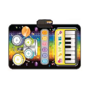 2 In 1 Electronic Piano <span class=keywords><strong>Jazz</strong></span> Drum Music Rhythm Play Carpet Dancing Music Keyboard Playmat - Product Image 2