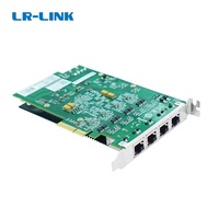 LR-LINK LRES2039PT-PoE PCIe X4 Frame Grabber Ethernet Adaptateur Quad Port PoE RJ45 Carte Réseau Stock Serveur Produit Interne