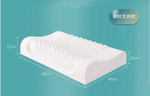 หมอนยางพาราธรรมชาติของไทยมีแกนหมอนยางนวดอนุภาคสูงและต่ําแบบโค้ง - Product Image 3