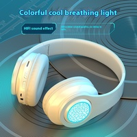 Headset Gaming Nirkabel Lipat Berkualitas Tinggi B39 Putih dengan Driver Dinamis, Tahan Air IPX4, dan Latensi Rendah