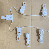 Supports de rouleaux à plis ondulés avec bouton, par rouleau de 50 m pour rail motorisé Somfy 5,5 cm
