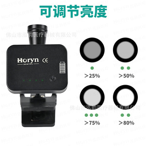 Luz LED Dental Horyndent de 5W y 3000 Lm, Blanco Frío, Inalámbrica, con Clip para Examen Bucal - Product Image 3