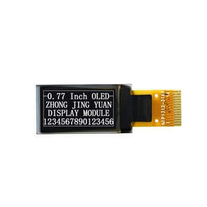 Module d'affichage OLED monochrome de 0.77 pouces, pilote SSD1312 64x128, petit écran I2C pour instrument intelligent portable Arduino - Product Image 1