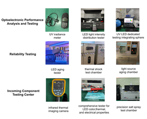 Modulo <span class=keywords><strong>LED</strong></span> UV COB ad Alta Potenza 312W 385/395/405nm Materiale in Rame 51x36mm 15-18W/cm Angolo di Visione 30/60 6000mA In Linea - Product Image 5
