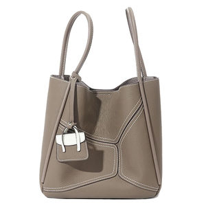 Bolsos de Mano de Cuero Genuino de Lujo para Mujer, Diseño de Alta Gama, Marca de Moda, Tipo Cubo, para Damas y Chicas - Product Image 2