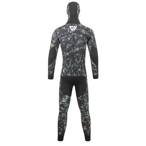 Combinaisons de plongée 3 mm pour hommes <span class=keywords><strong>Combinaison</strong></span> de pêche sous-marine en néoprène à capuche <span class=keywords><strong>Combinaison</strong></span> de plongée thermique Maillot de bain pour la plongée en eaux profondes Combinaisons de chasse sous-marine W214 - Product Image 3