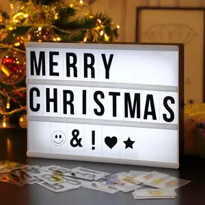 Light Boxes 96個Letters Gifts A4 Lighting Letters Led Gift Cinematic Card Boxes Replacement Box Up Cards Light Supply