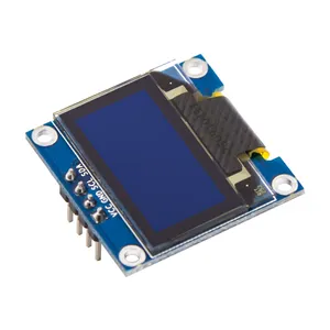 Module d'affichage Oled 0.96 pouces, blanc, bleu, jaune, bleu, 0.96x64 Oled I2c, puce pilote Iic Ssd1306, 128