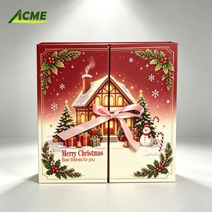 <span class=keywords><strong>Calendrier</strong></span> <span class=keywords><strong>de</strong></span> <span class=keywords><strong>l</strong></span>'<span class=keywords><strong>Avent</strong></span> personnalisé vide <span class=keywords><strong>de</strong></span> 24 jours, style <span class=keywords><strong>livre</strong></span>, boîte cadeau rigide pour bijoux, beauté, surprise, mystère - Product Image 5