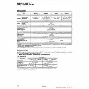 SMC Pneumatics PAP3310-03-B Process <b>Pump</b> for Transmission <b>Fluids</b> - Product Image 1