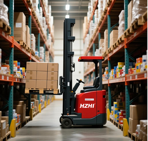 Carretilla Retráctil Eficiente y Flexible de Diseño Compacto para Pasillos Estrechos, Eléctrica con Batería de Iones de Litio, Capacidad de 2 Toneladas, para Comercio Minorista de Alto Nivel - Product Image 2