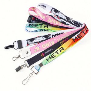 High Quality Printed Sublimation Logo Bulk Neck Badge Lanyard Custom - Product Image 1