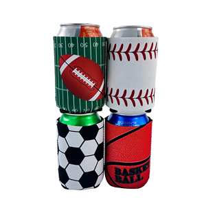 Tùy Chỉnh Cao Su Tổng Hợp Có Thể Mát Cách Nhiệt Thăng Hoa 330Ml Chai Mát Bia Làm Mát Với Bóng Chày Bóng Rổ Và Bóng Đá Bóng - Product Image 3