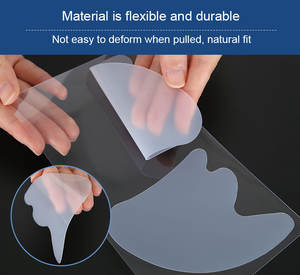 <span class=keywords><strong>Maschere</strong></span> Facciali Riutilizzabili in Silicone Anti-Rughe con Vitamina C e Centella per Fronte e Guance con Infuso di Erbe per la Cura della Pelle - Product Image 3