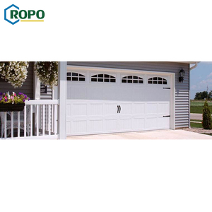 Porte de <span class=keywords><strong>garage</strong></span> résidentielle automatique en aluminium, étanche, blanche - Product Image 4