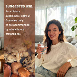 JBY 天然栄養補助食品 マッシュルームサプリメントカプセル マッシュルームノオトロピックカプセル - Product Image 2