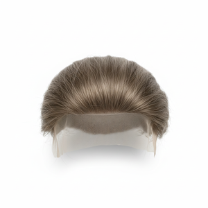 Tupé de Cabello Remy Indio de Alta Calidad para <span class=keywords><strong>Hombre</strong></span> con Base de Encaje y Ondas Naturales para Reemplazo Capilar - Product Image 5