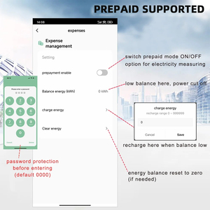 Hot thông minh Power Meter <span class=keywords><strong>Wifi</strong></span> trả trước điện năng lượng Meter với ứng dụng điều khiển nhiều bảo vệ - Product Image 4