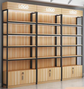 Escaparate de madera Tienda Exhibición Estantes Supermercado Estantería Vitrina Tienda minorista - Product Image 1