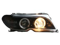Vente en gros pour BMW E46 2003-2005 Voiture de sport Ensemble de phares à deux portes Version HID d'origine Feux arrière halogène et xénon