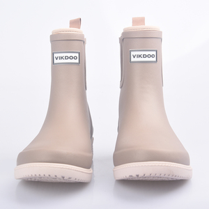 Bottes de pluie basses à la mode pour femmes avec doublure en néoprène qui se vendent bien - Product Image 1
