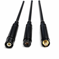 Antenne télescopique double bande KN-RH660S 144/430 MHz VHF UHF à gain élevé pour communication longue portée, compatible talkie-walkie BF888S UV5R, verticale