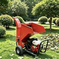 Broyeur de bois multifonctionnel pour branches sèches et humides, idéal pour les déchets de jardin, de ferme et de cour